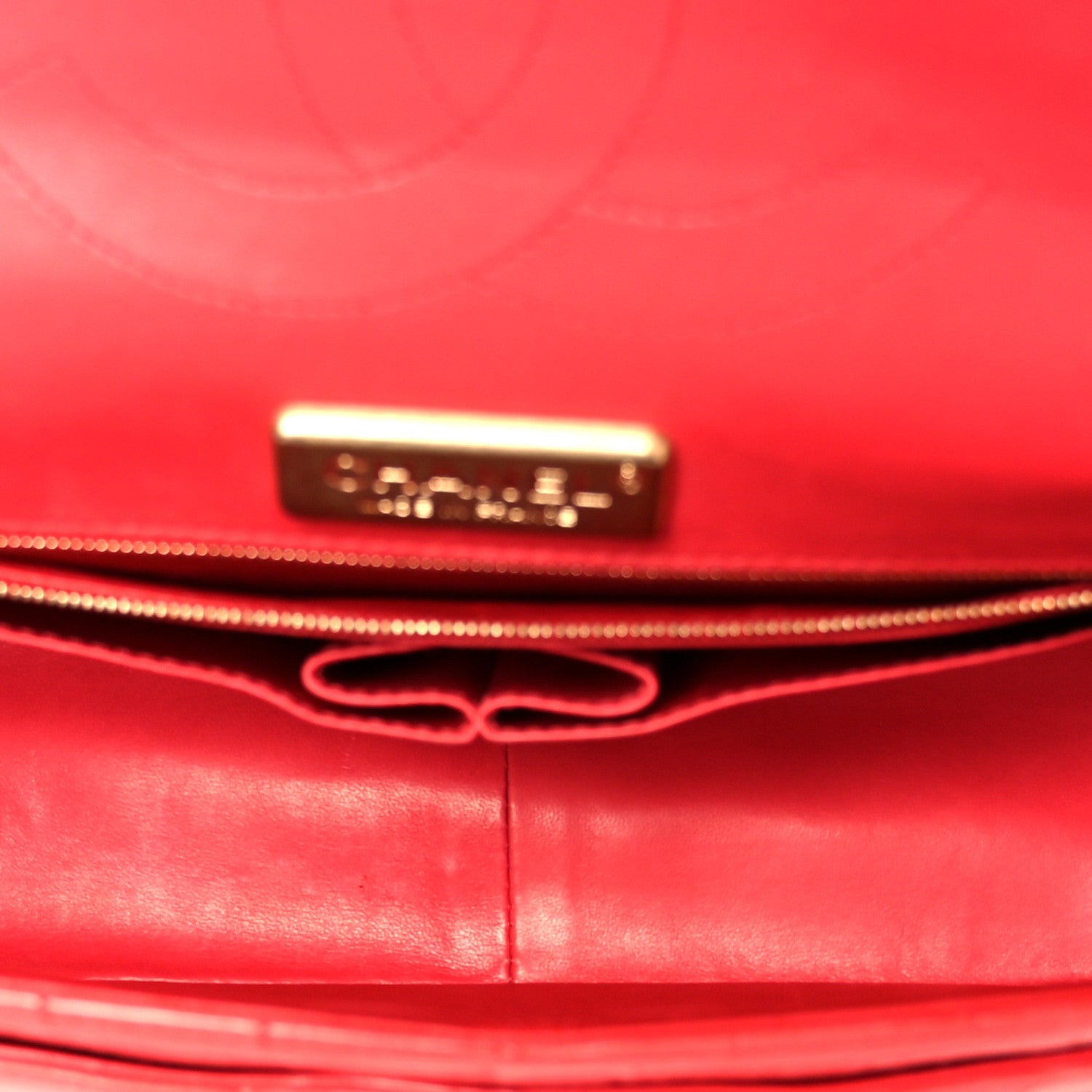 Chanel Alligator Jumbo Double Flap Red
