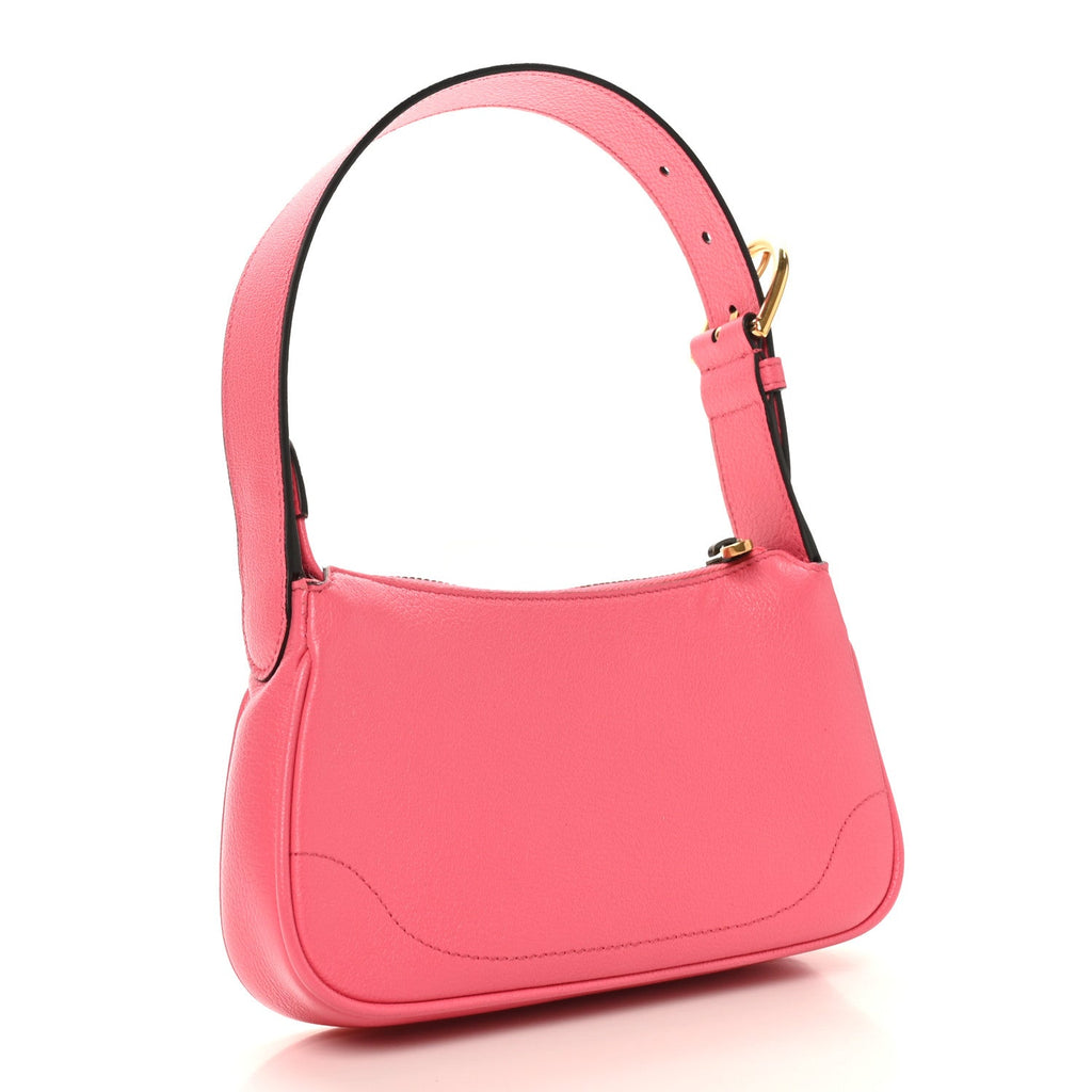 Gucci Goatskin Mini Aphrodite Shoulder Bag Rhodamine Pink