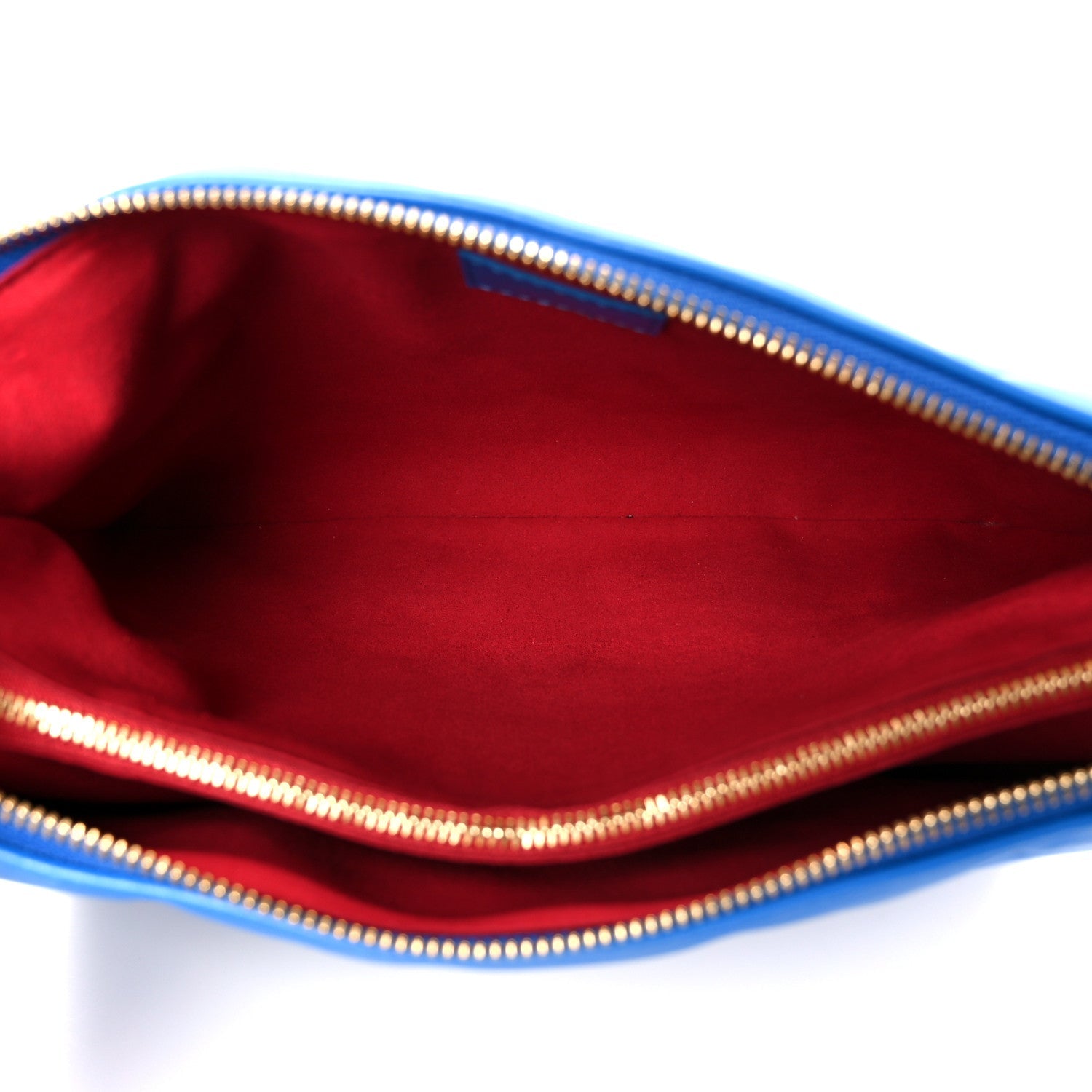 Louis Vuitton Lambskin Embossed Monogram Vuittamins Coussin PM Blue Red