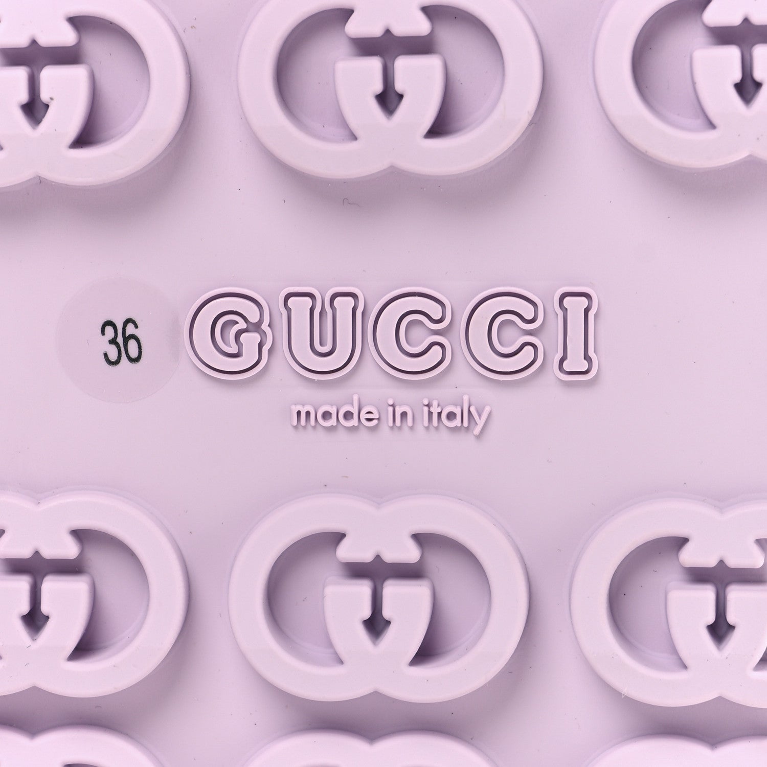 Gucci Soft Rubber Horsebit Touch Womens Strapped Sandals 36 Talc Pink