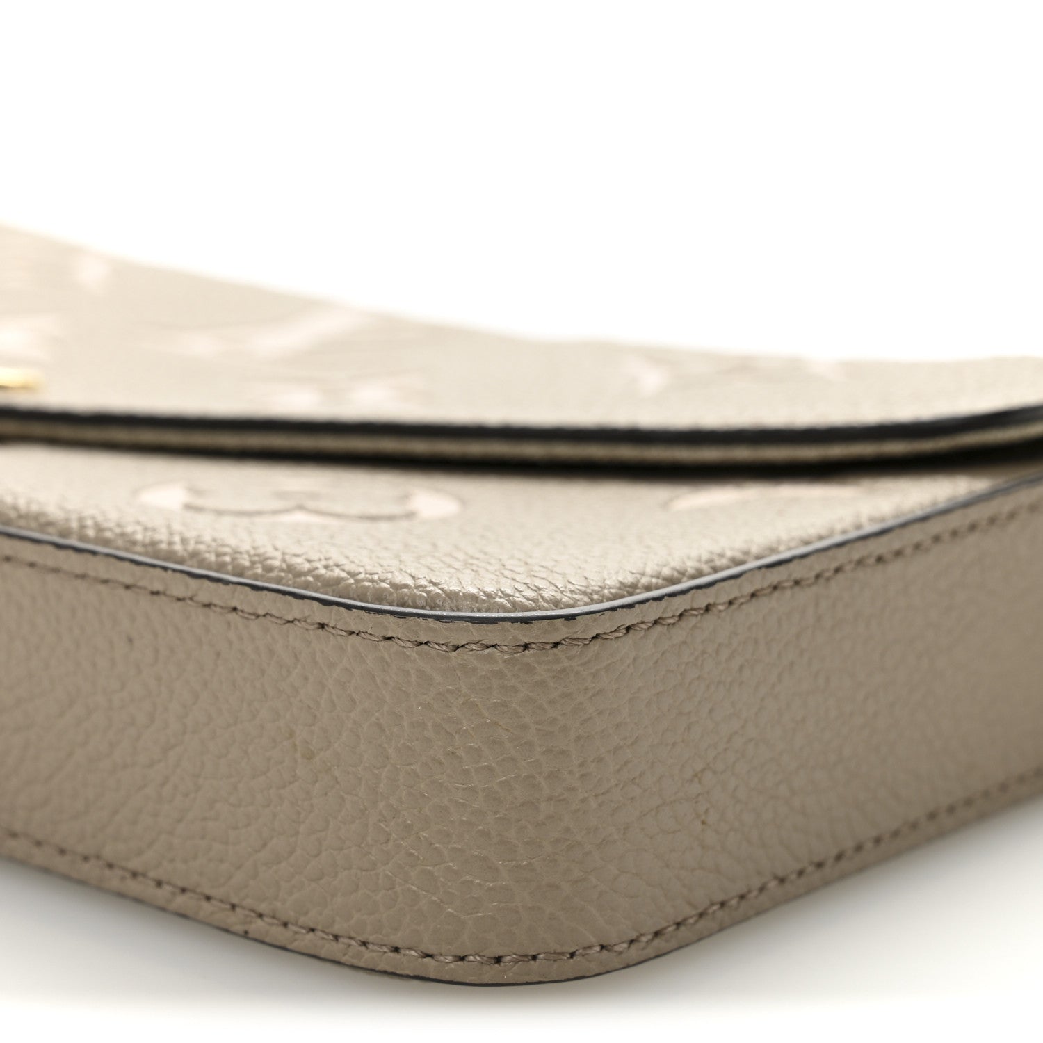 Louis Vuitton Empreinte Monogram Giant Felicie Pochette Tourterelle Creme