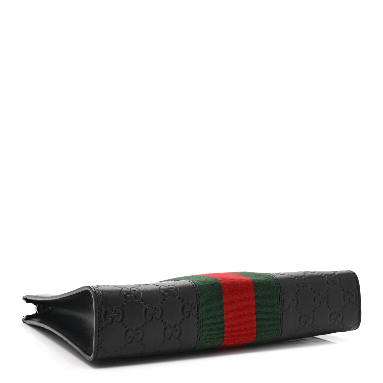 Gucci Guccissima Signature Web New Web Cosmetic Case Black