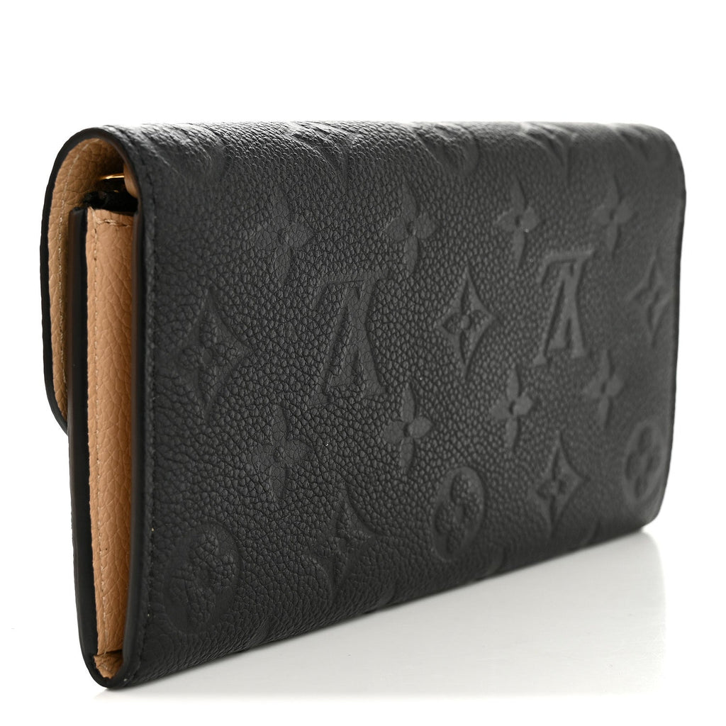 Louis Vuitton Empreinte Emilie Wallet Black Dune