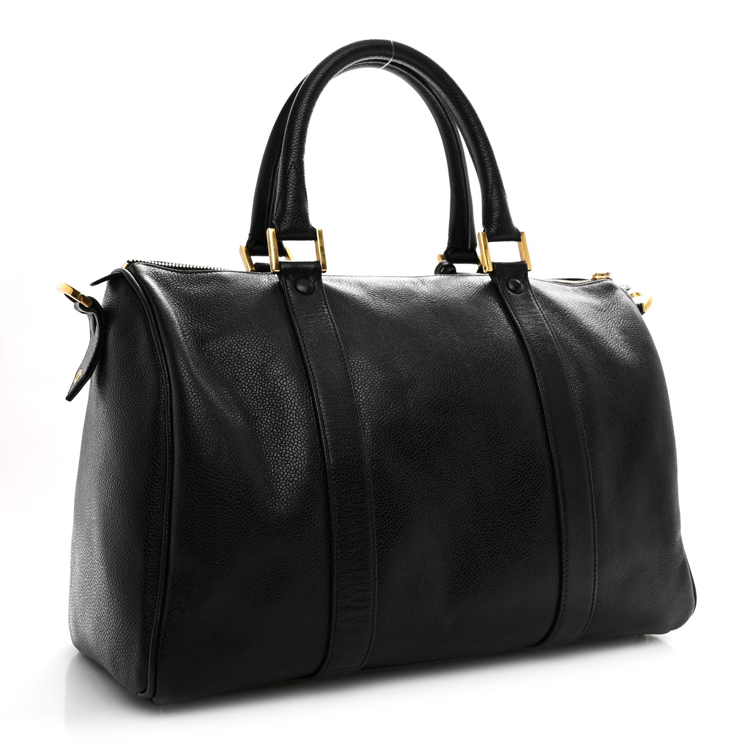 Chanel Caviar Timeless CC Duffel Bag Black