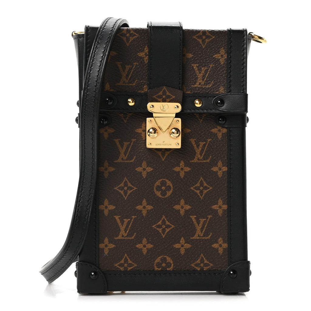 Louis Vuitton Monogram Pochette Trunk Verticale Black