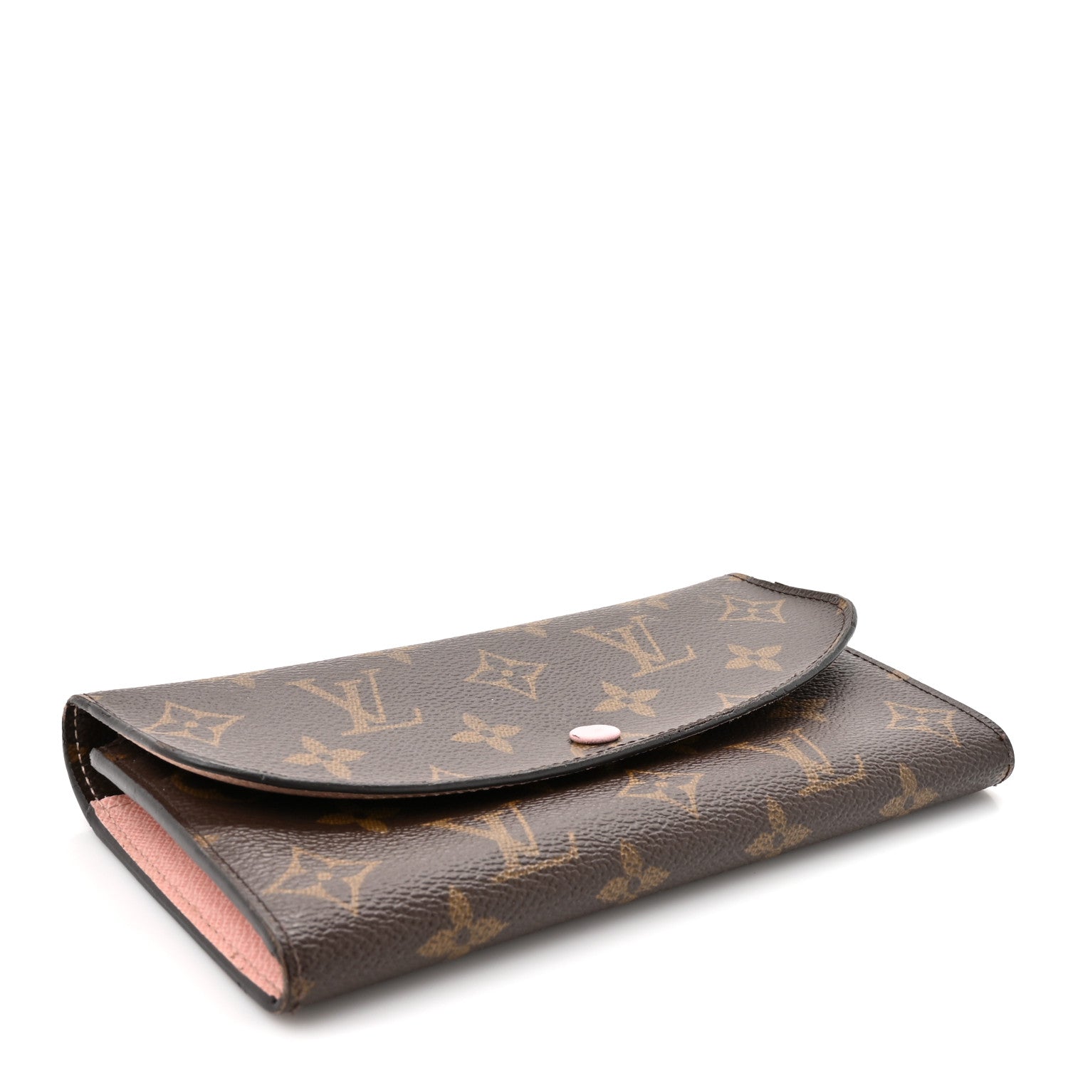 Louis Vuitton Monogram Emilie Wallet Rose Ballerine
