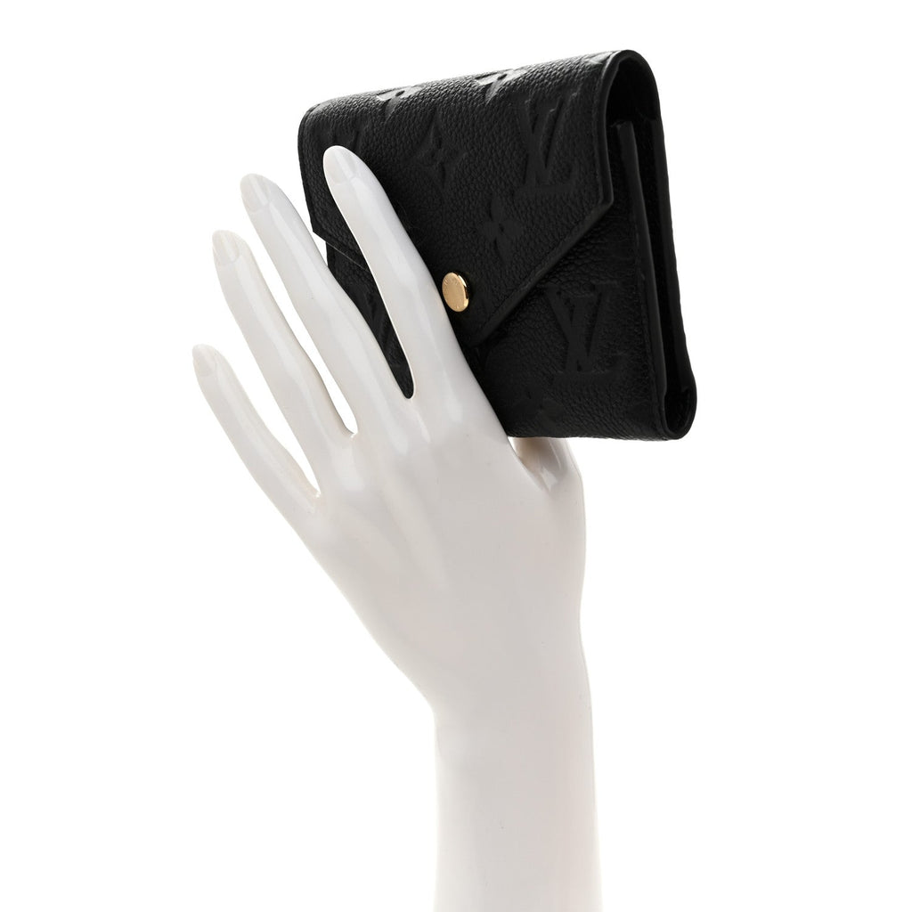 Louis Vuitton Empreinte Victorine Wallet Black