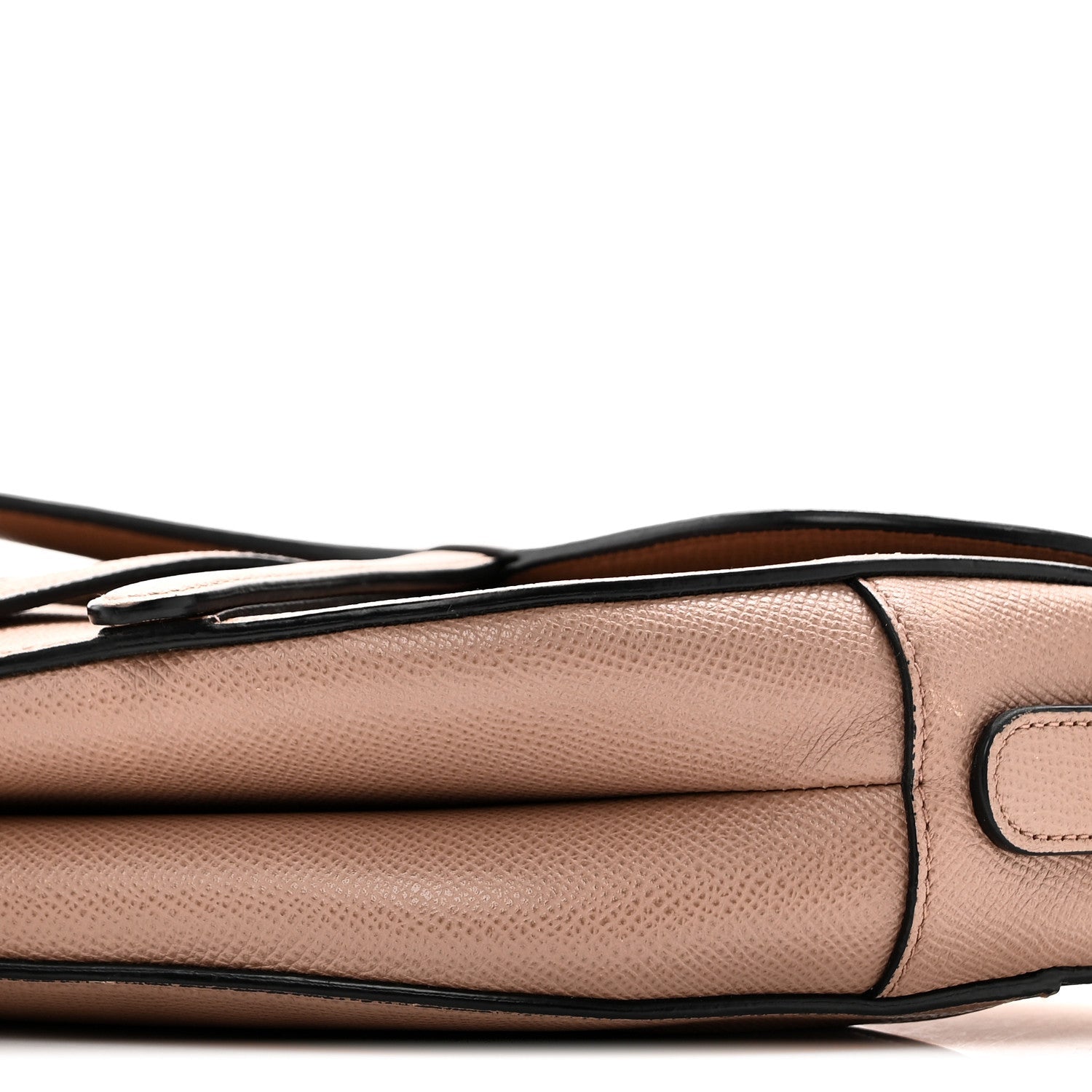 Christian Dior Grained Calfskin Saddle Bag Blush
