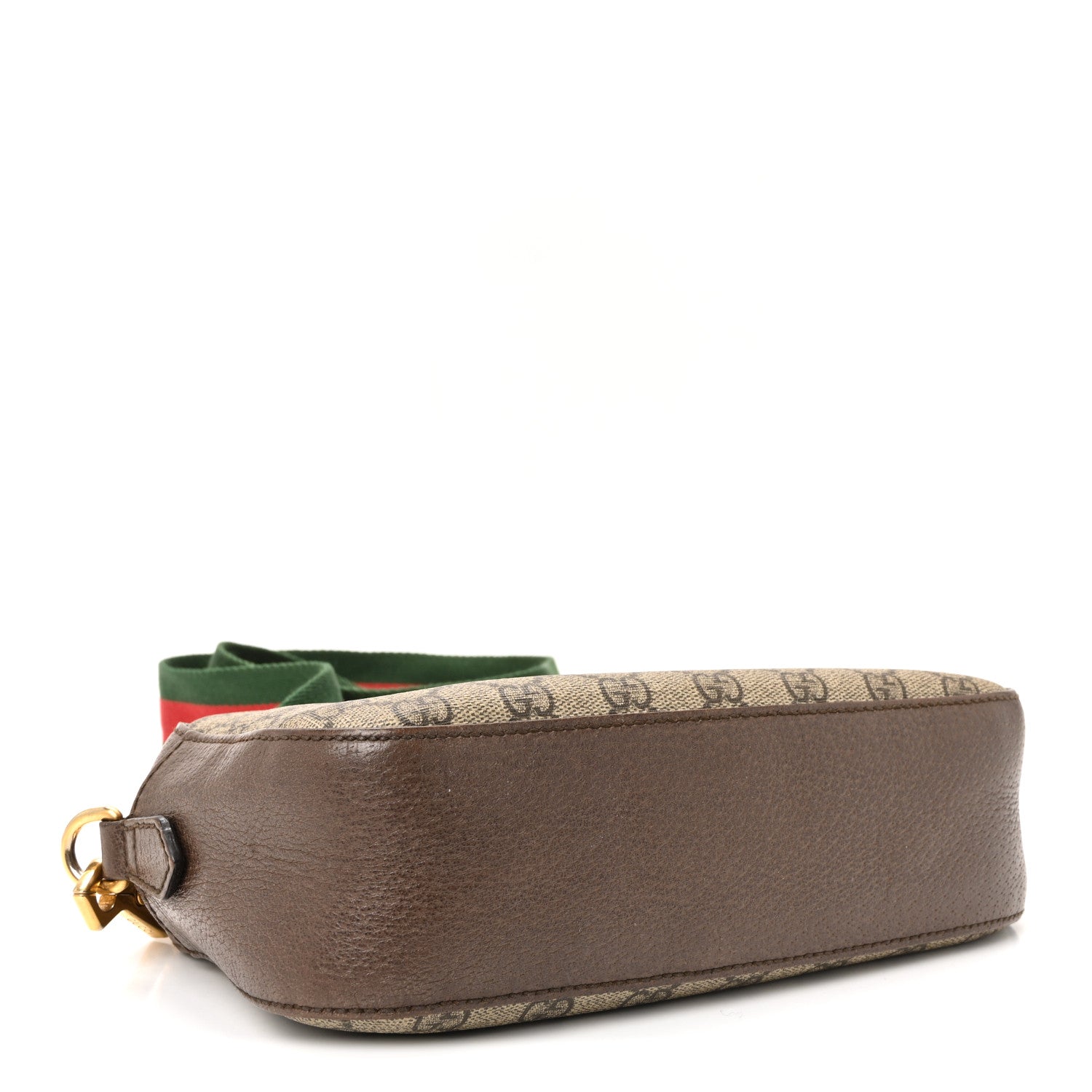 Gucci GG Supreme Monogram Web Neo Vintage Shoulder Bag Beige New Acero Crop