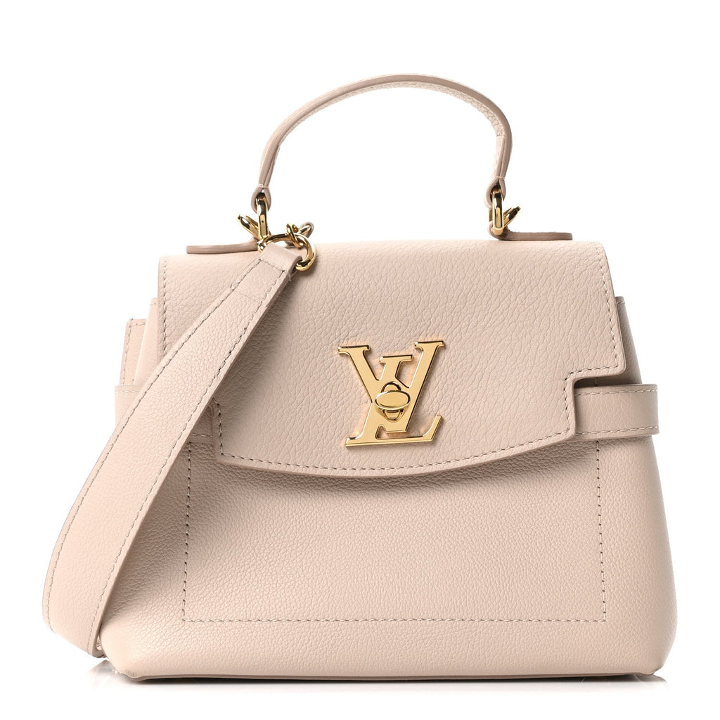 Louis Vuitton Soft Calfskin Mini Lockme Ever Greige