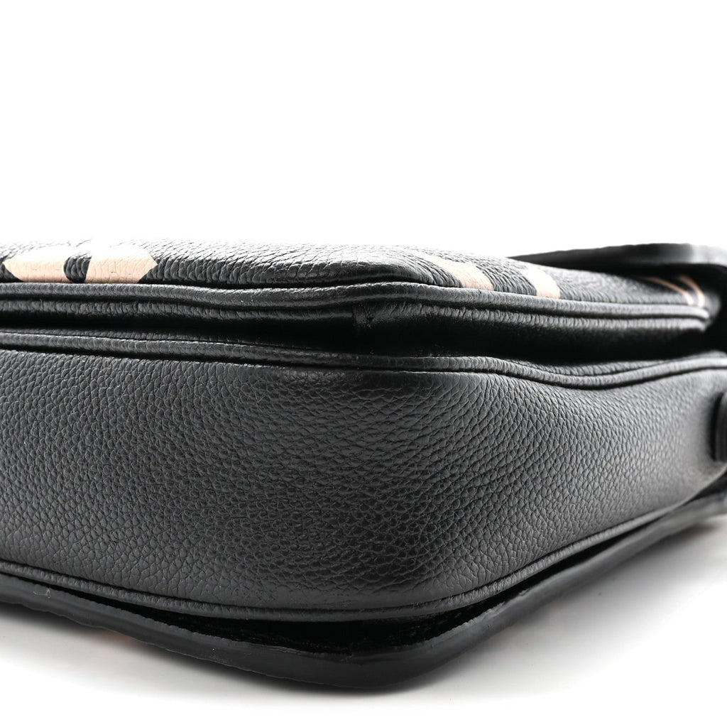 Louis Vuitton Empreinte Monogram Giant Pochette Metis Black Beige