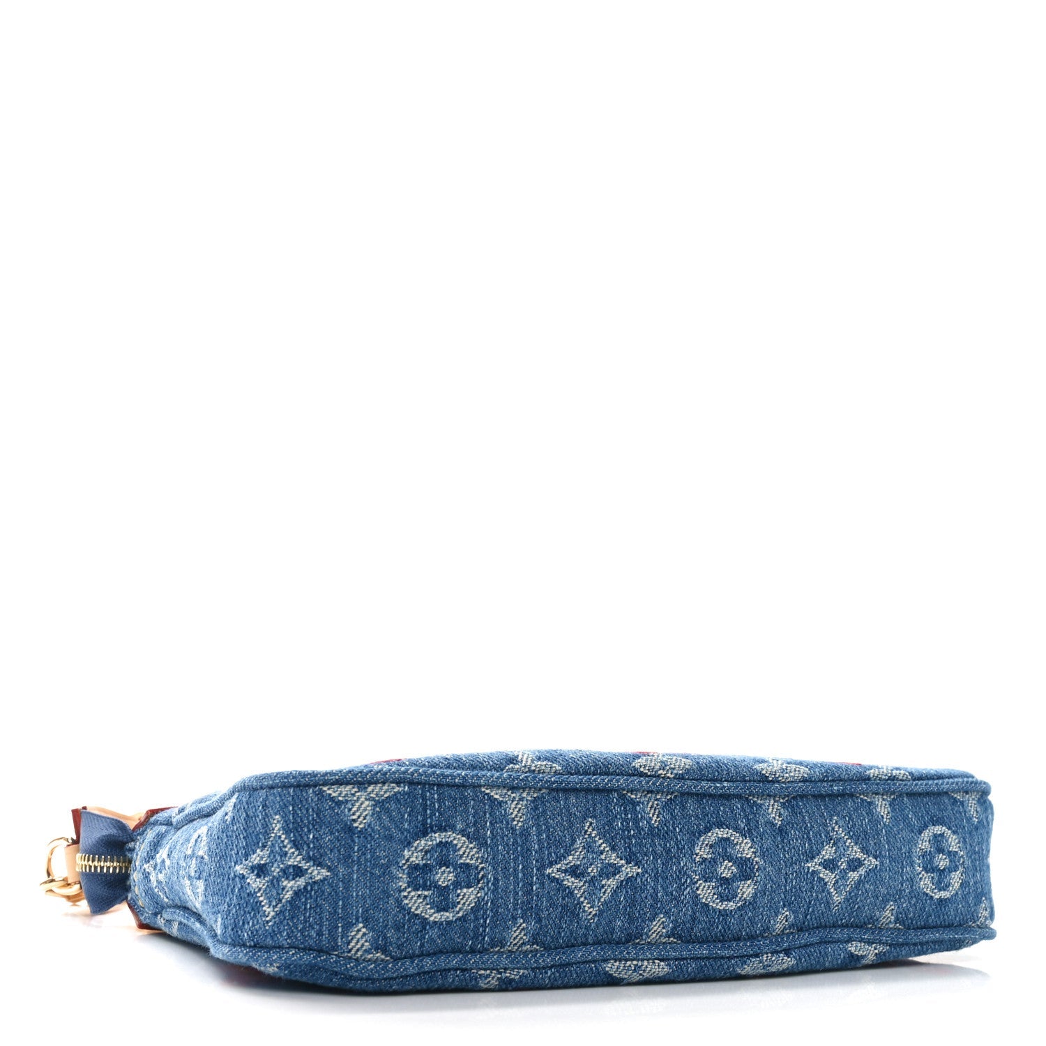 Louis Vuitton LV X TM Monogram Denim Cerises Pochette Accessories Blue
