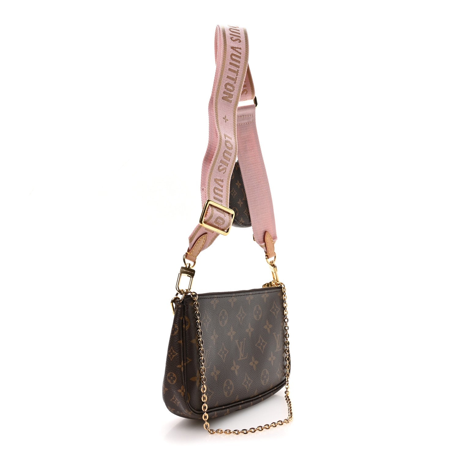Louis Vuitton Monogram Multi Pochette Accessories Rose Clair