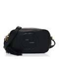 Gucci Pebbled Calfskin Mini Soho Disco Bag Black