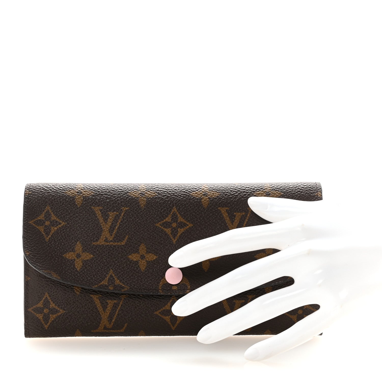 Louis Vuitton Monogram Emilie Wallet Rose Ballerine