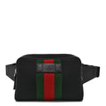 Gucci Canvas Web Slim Belt Bag Black