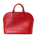 Louis Vuitton Epi Alma PM Castillan Red