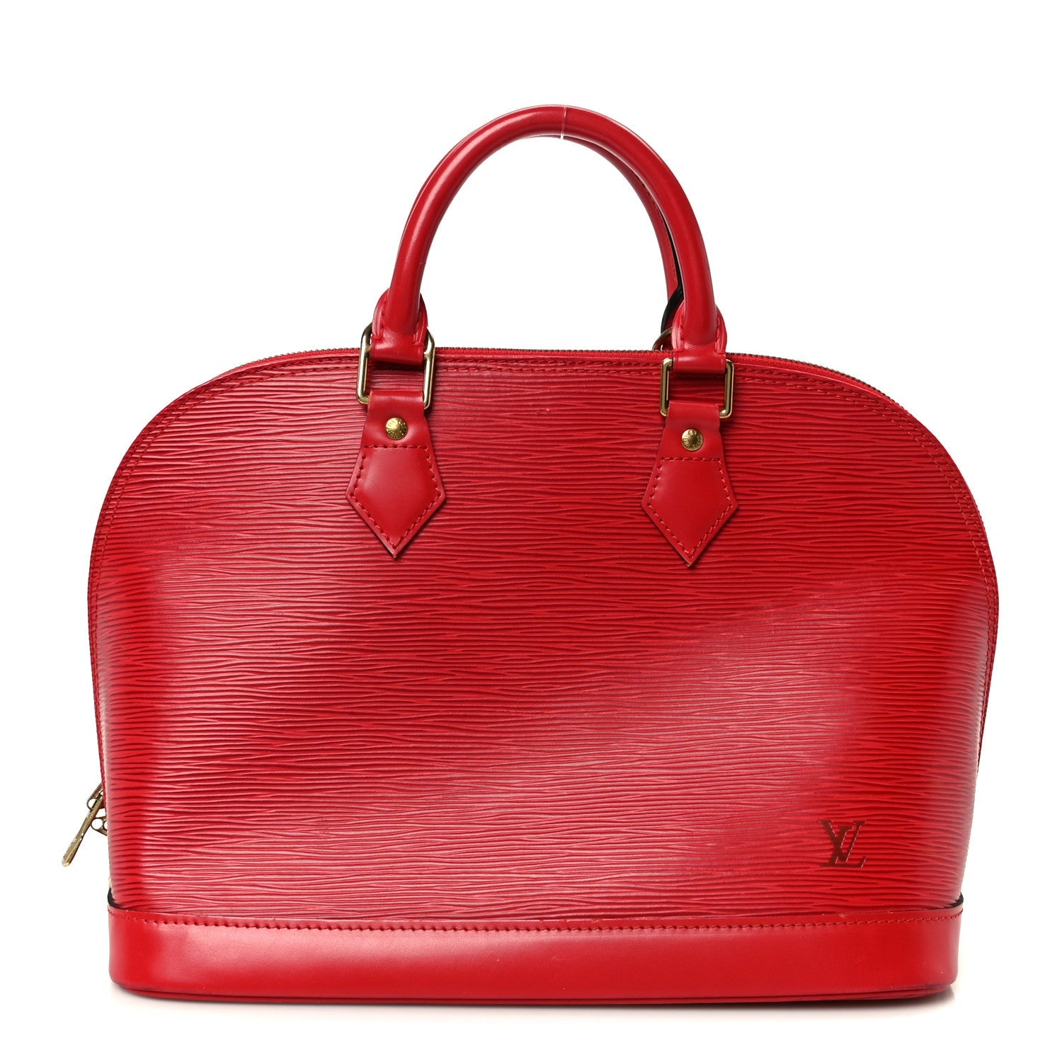 Louis Vuitton Epi Alma PM Castillan Red