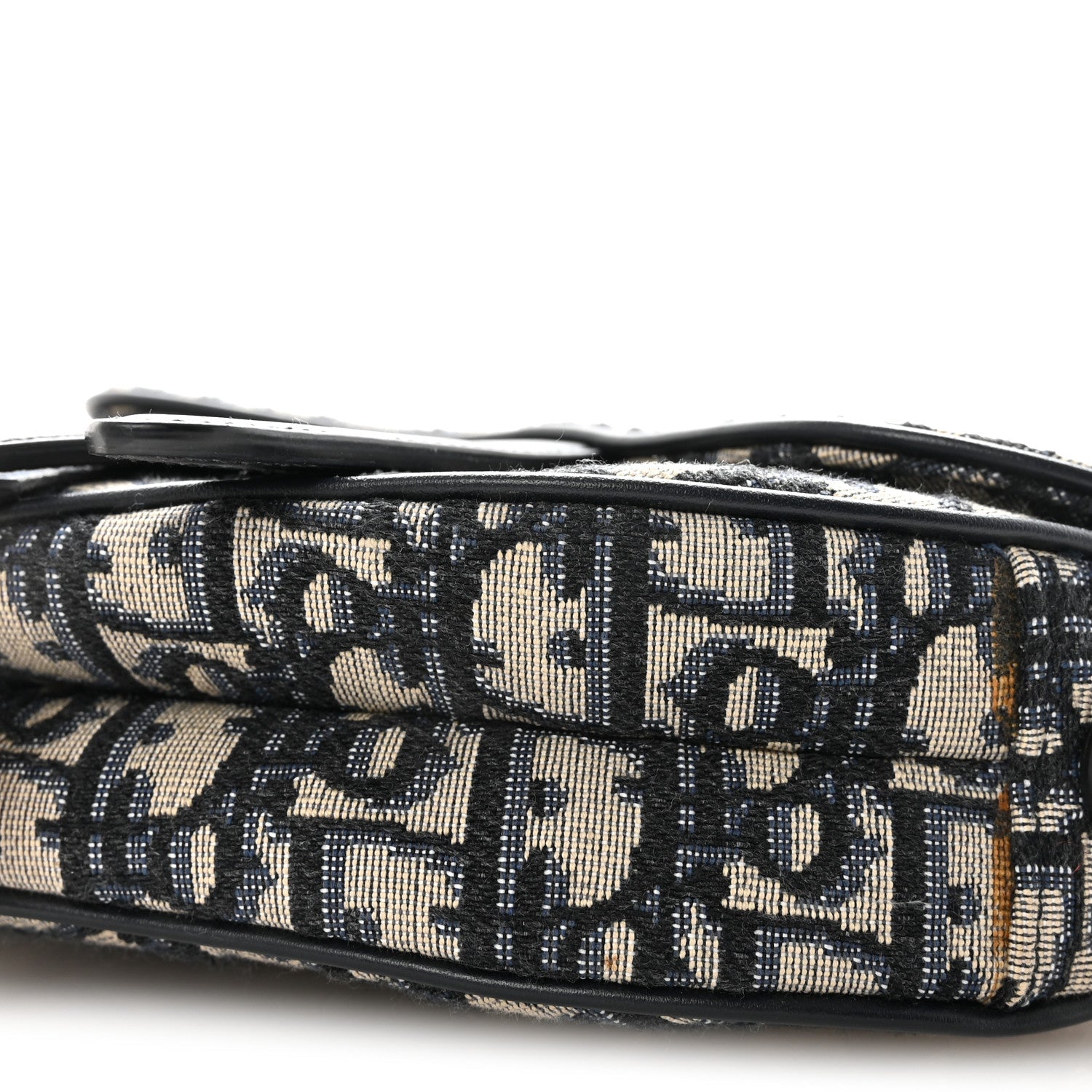 Christian Dior Oblique Mini Saddle Bag Blue