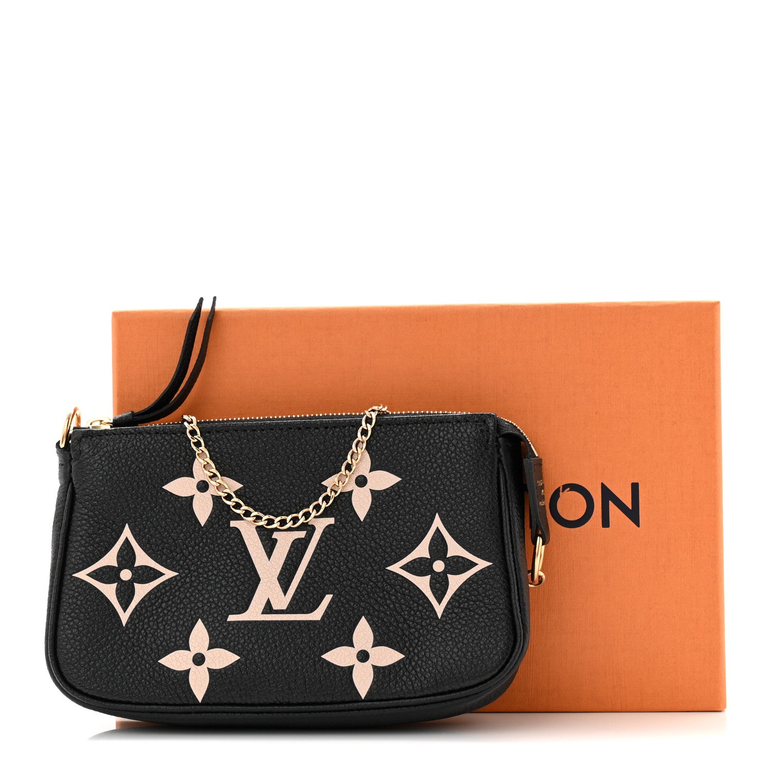 Louis Vuitton Empreinte Monogram Giant Mini Pochette Accessories Black