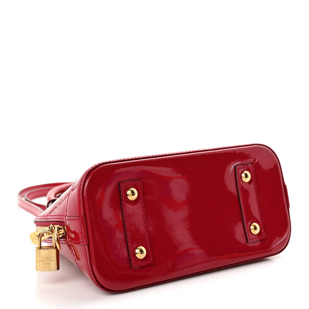Louis Vuitton Vernis Alma BB Rose Indien