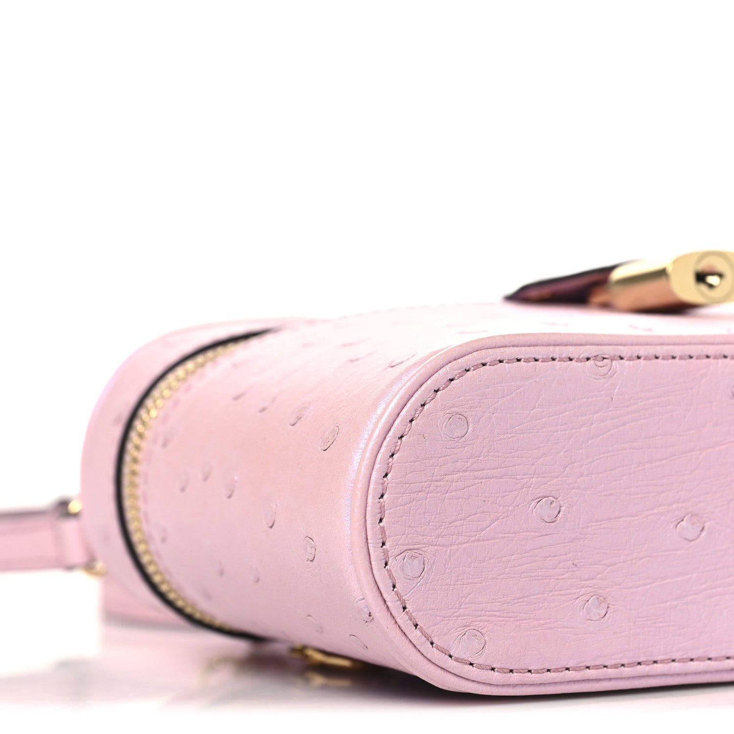 Louis Vuitton Ostrich Vanity Chain Pouch Pink