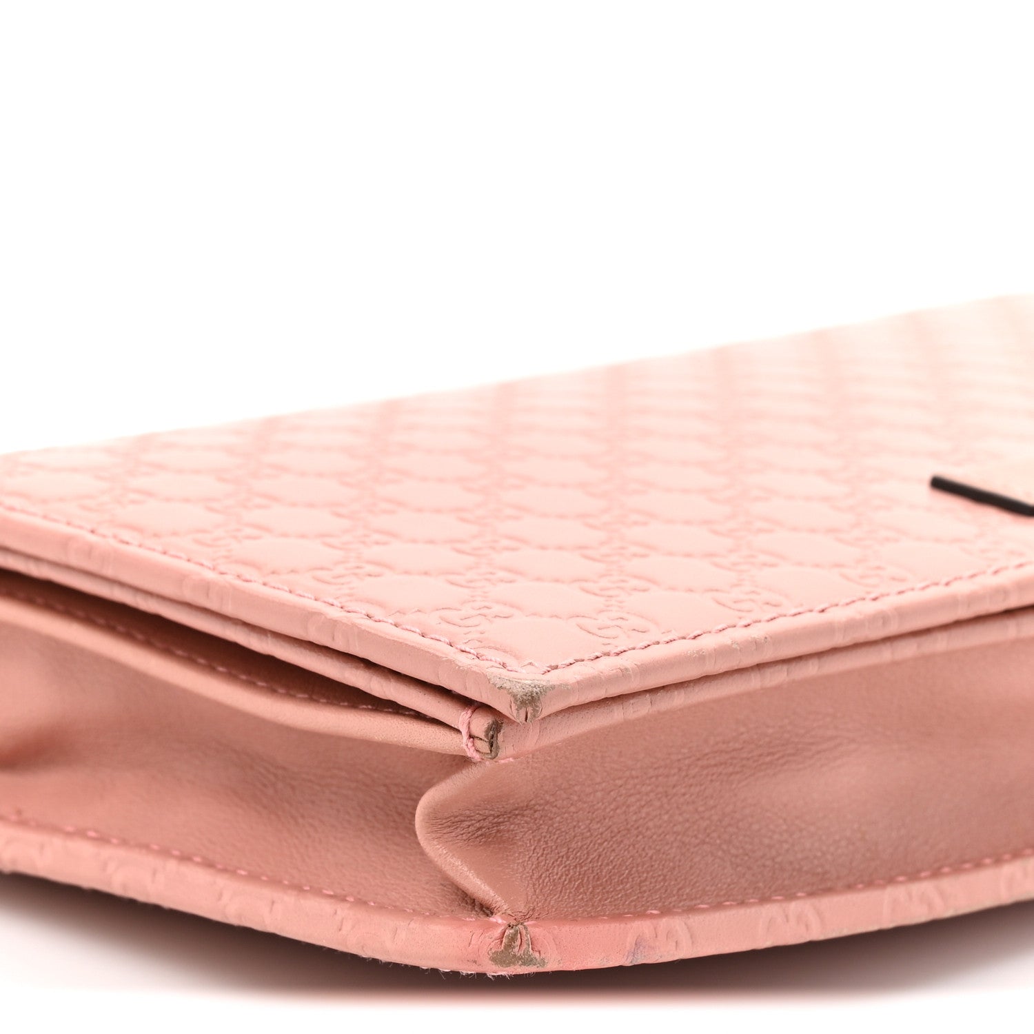 Gucci Microguccissima Crossbody Wallet Soft Pink