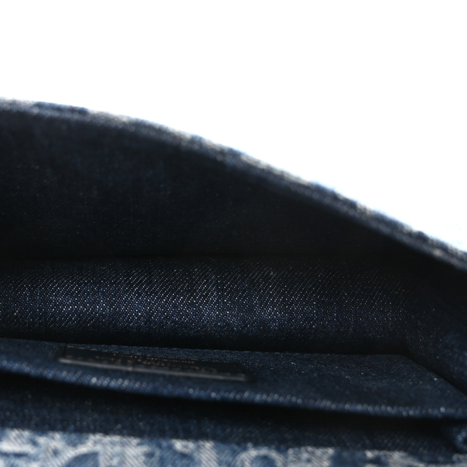 Christian Dior Denim Oblique 30 Montaigne East West Chain Flap Bag
