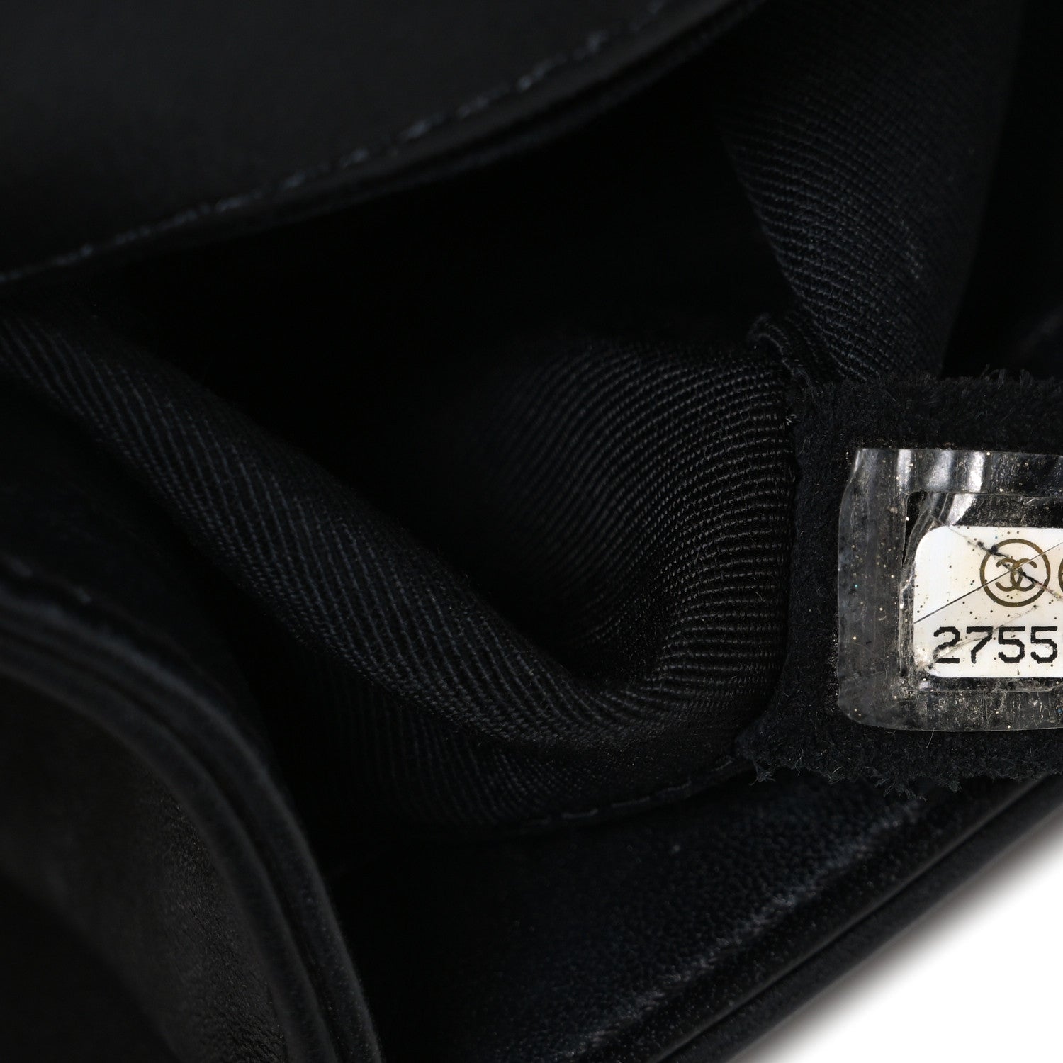 Chanel Calfskin Braided Small Boy Flap Black