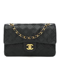 Chanel Lambskin Quilted Small Double Flap Black