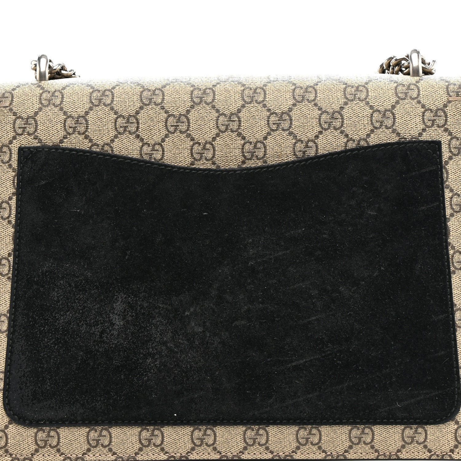 Gucci GG Supreme Monogram Medium Dionysus Shoulder Bag Black