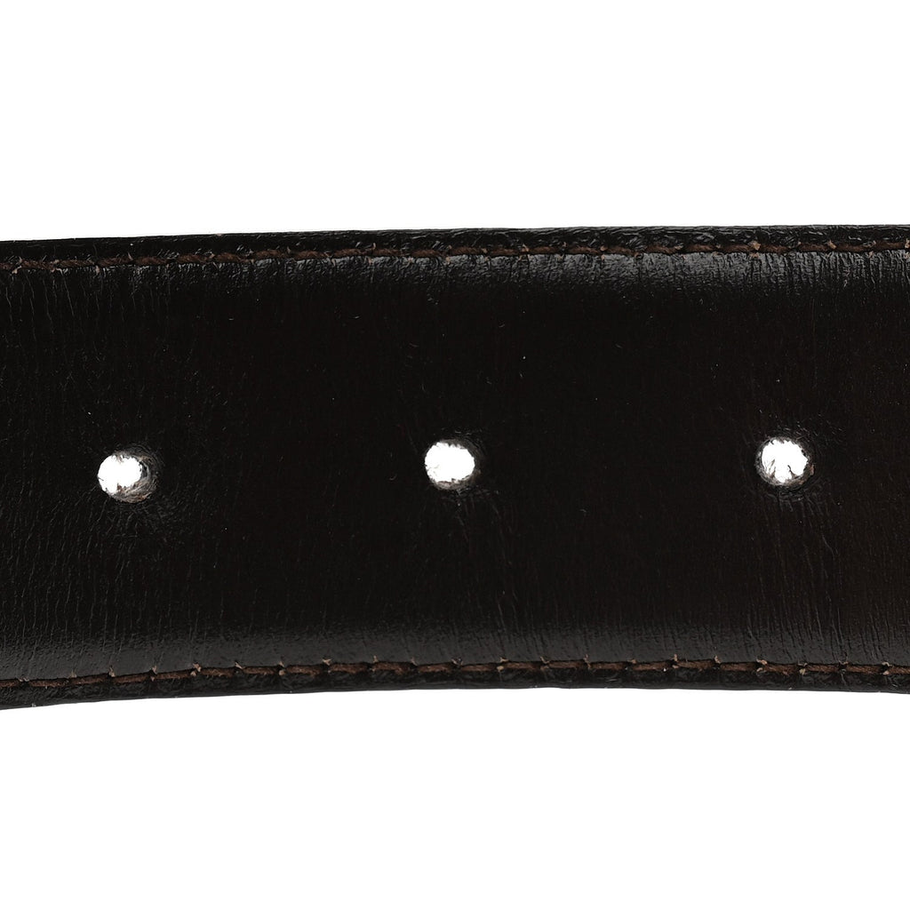 Gucci Calfskin G Logo Belt 80 32 Black