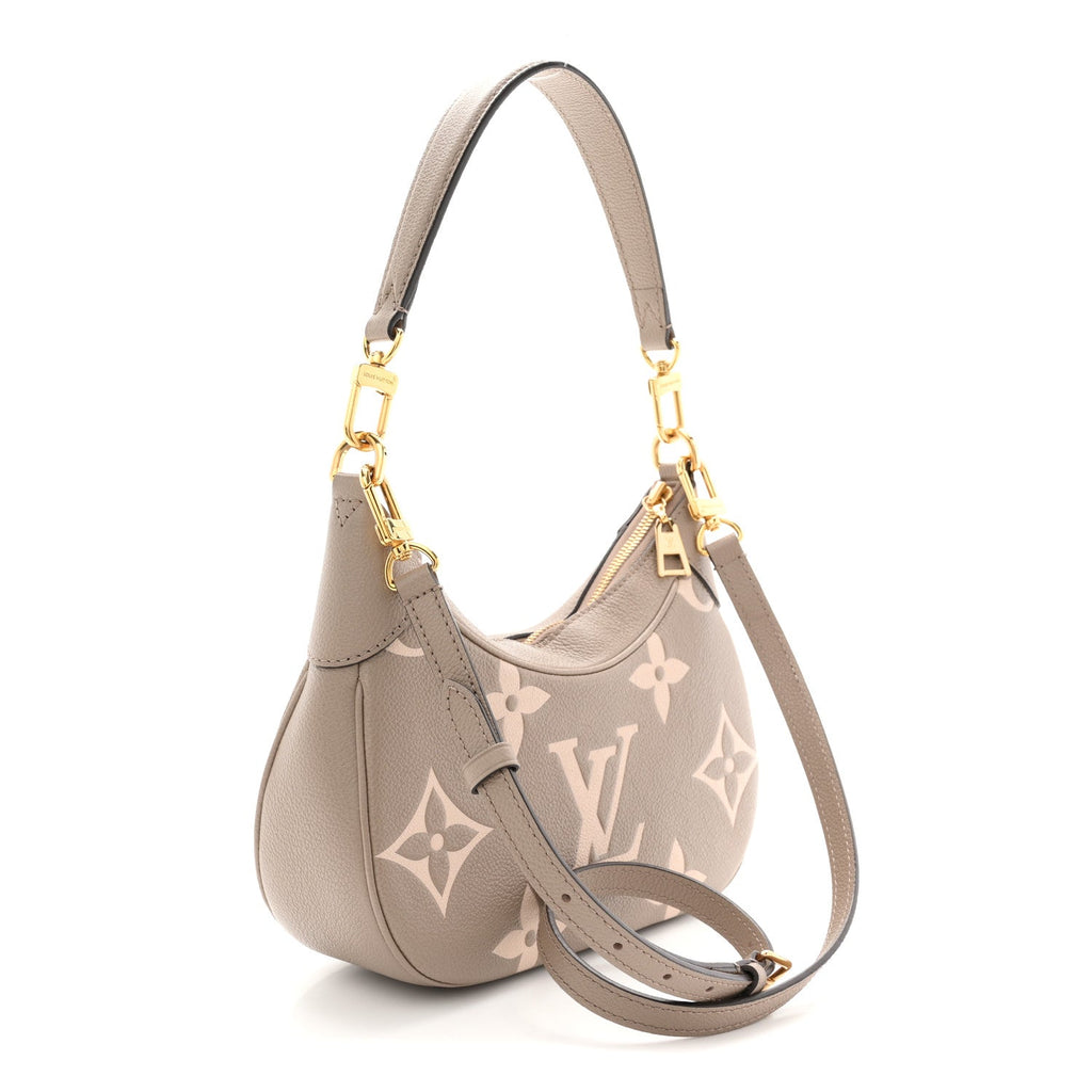 Louis Vuitton Empreinte Monogram Giant Bagatelle NM Tourterelle Creme