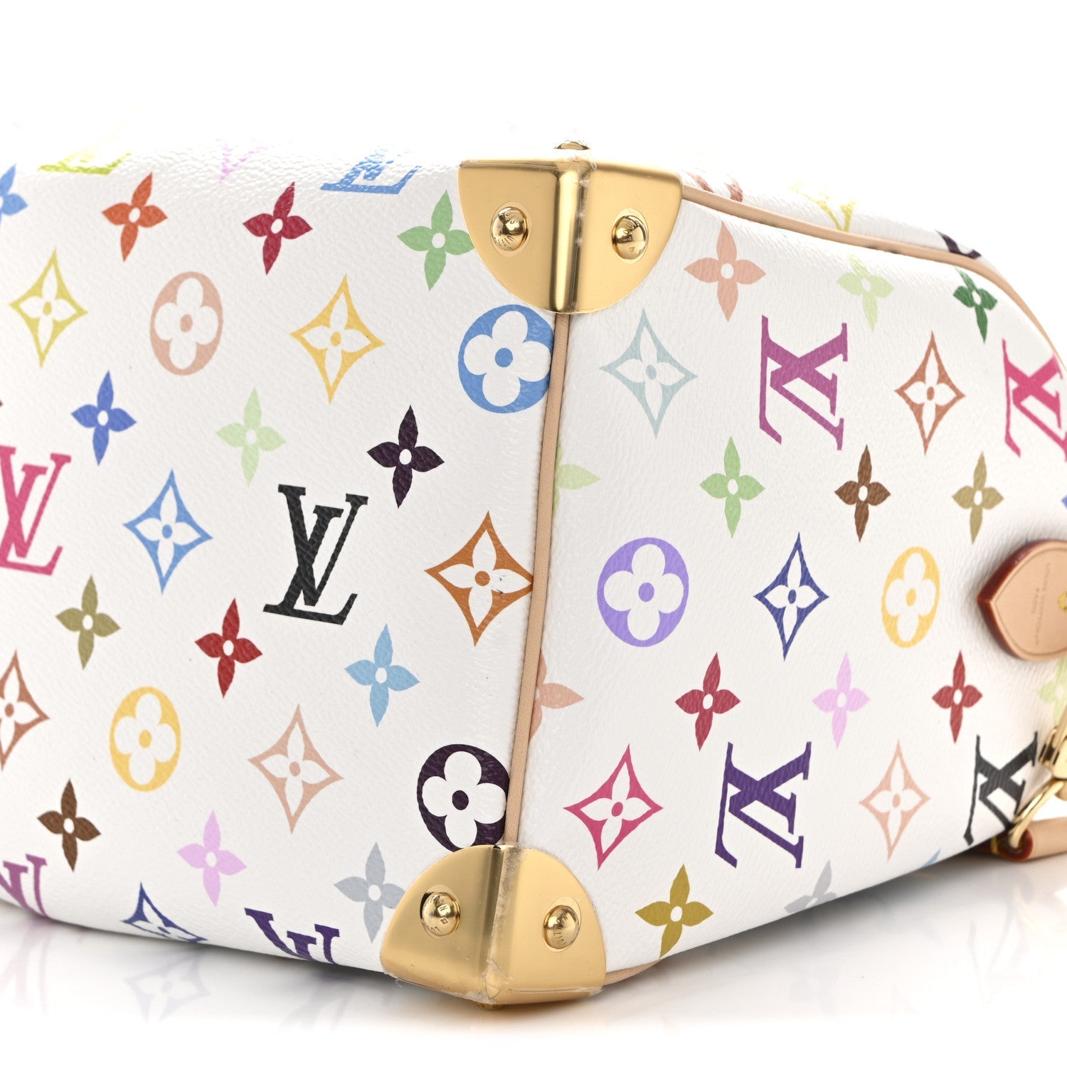 Louis Vuitton LV X TM Monogram Multicolor Speedy Bandouliere 25 White