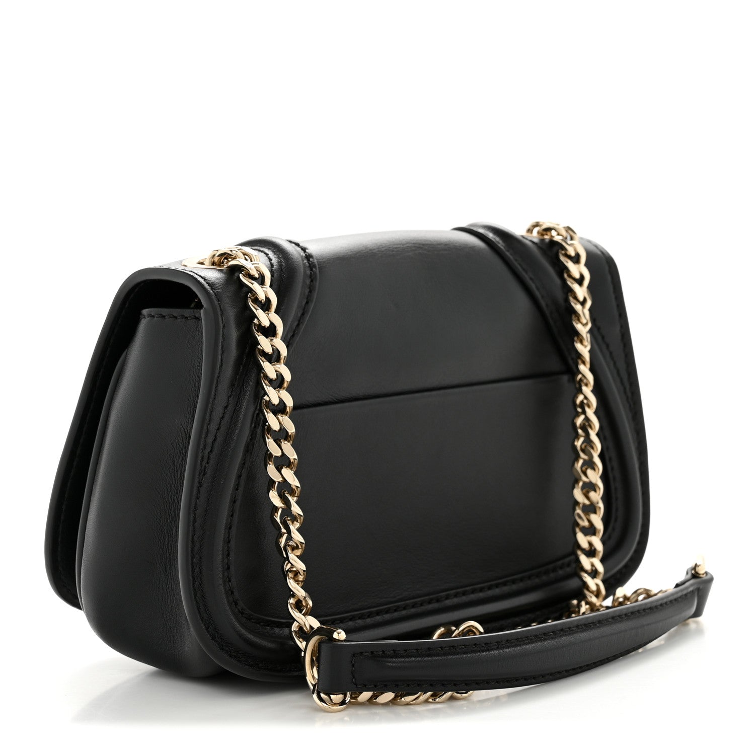 Gucci Calfskin Blondie Small Shoulder Bag Black