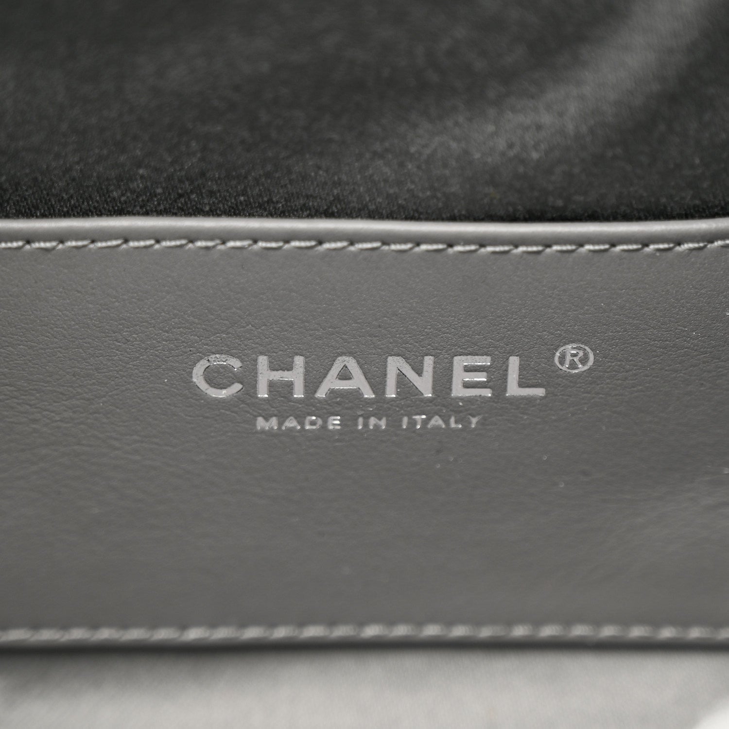 Chanel Metallic Caviar Quilted Mini Chanel 25 Handbag Anthracite