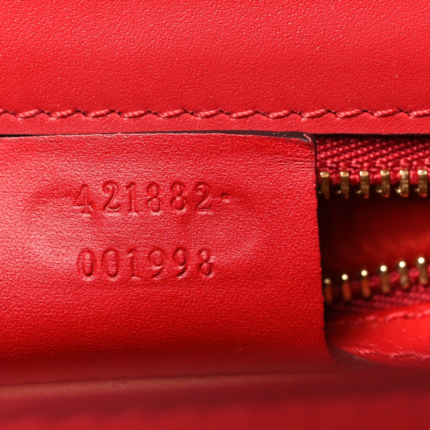 Gucci Calfskin Small Sylvie Shoulder Bag Hibiscus Red