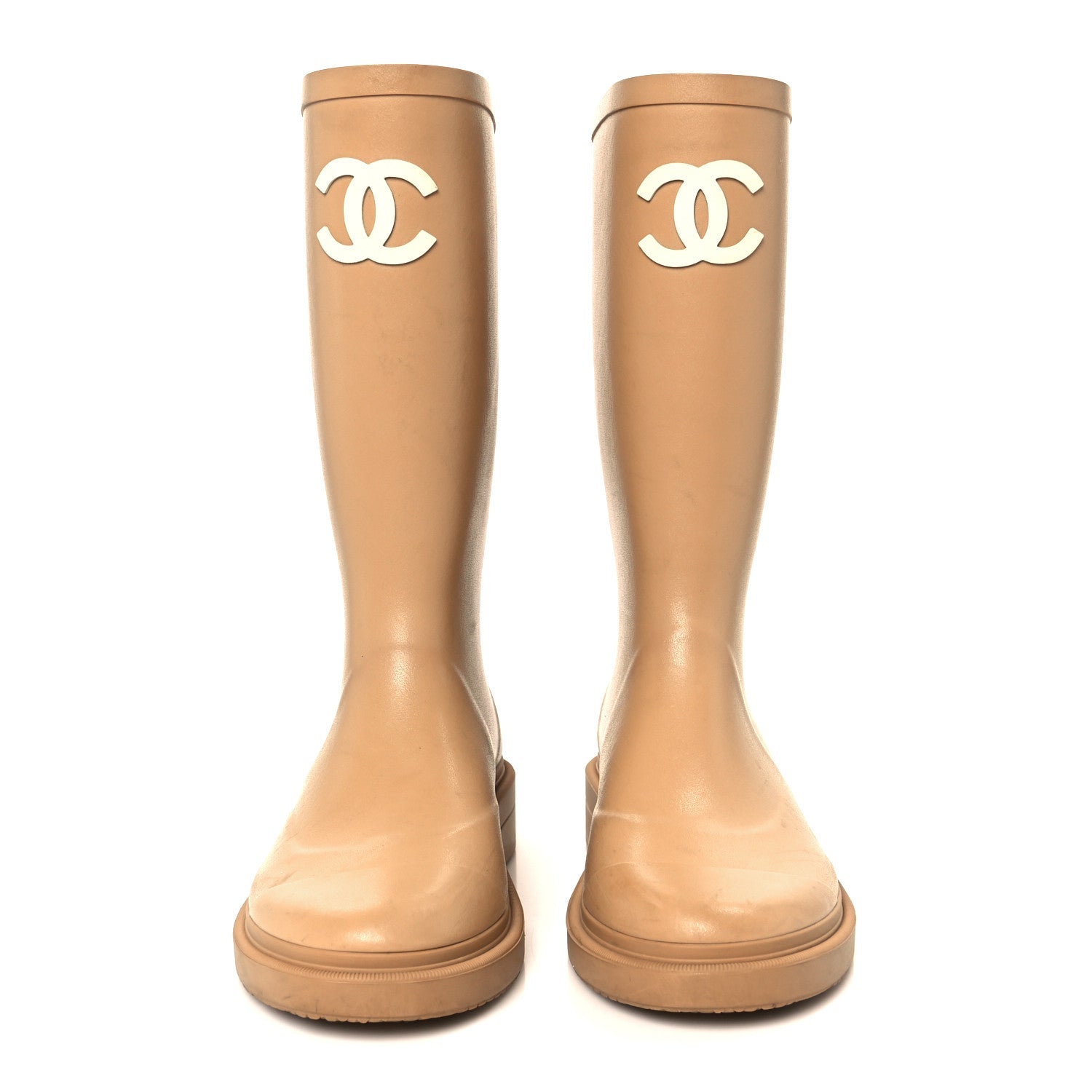 Caoutchouk CC High Boots 37 Beige