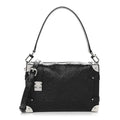 Louis Vuitton Calfskin Debossed Monogram Side Trunk Black