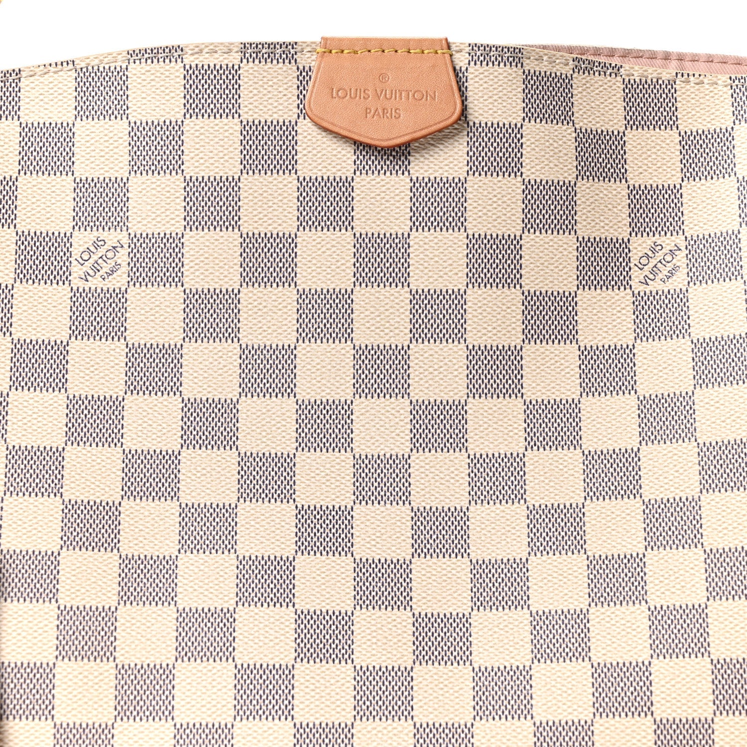 Louis Vuitton Damier Azur Graceful PM Rose Ballerine