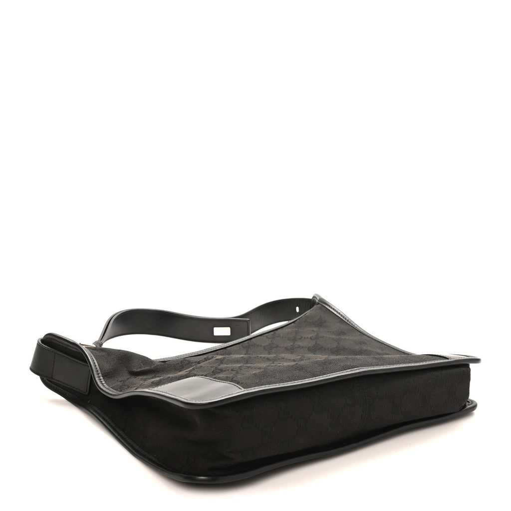 Gucci Monogram Shoulder Bag  Black