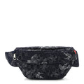 Gucci Denim Monogram Web Belt Bag Blue Multicolor