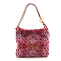 Chanel Tweed Quilted Chanel 22 Pink Burgundy