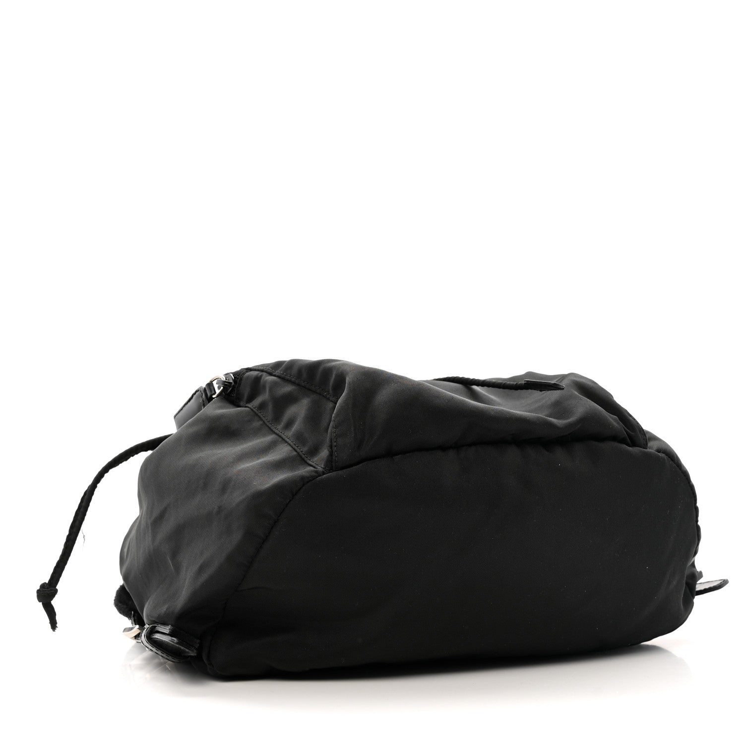 Prada Tessuto Nylon Vela Cinch Backpack Black