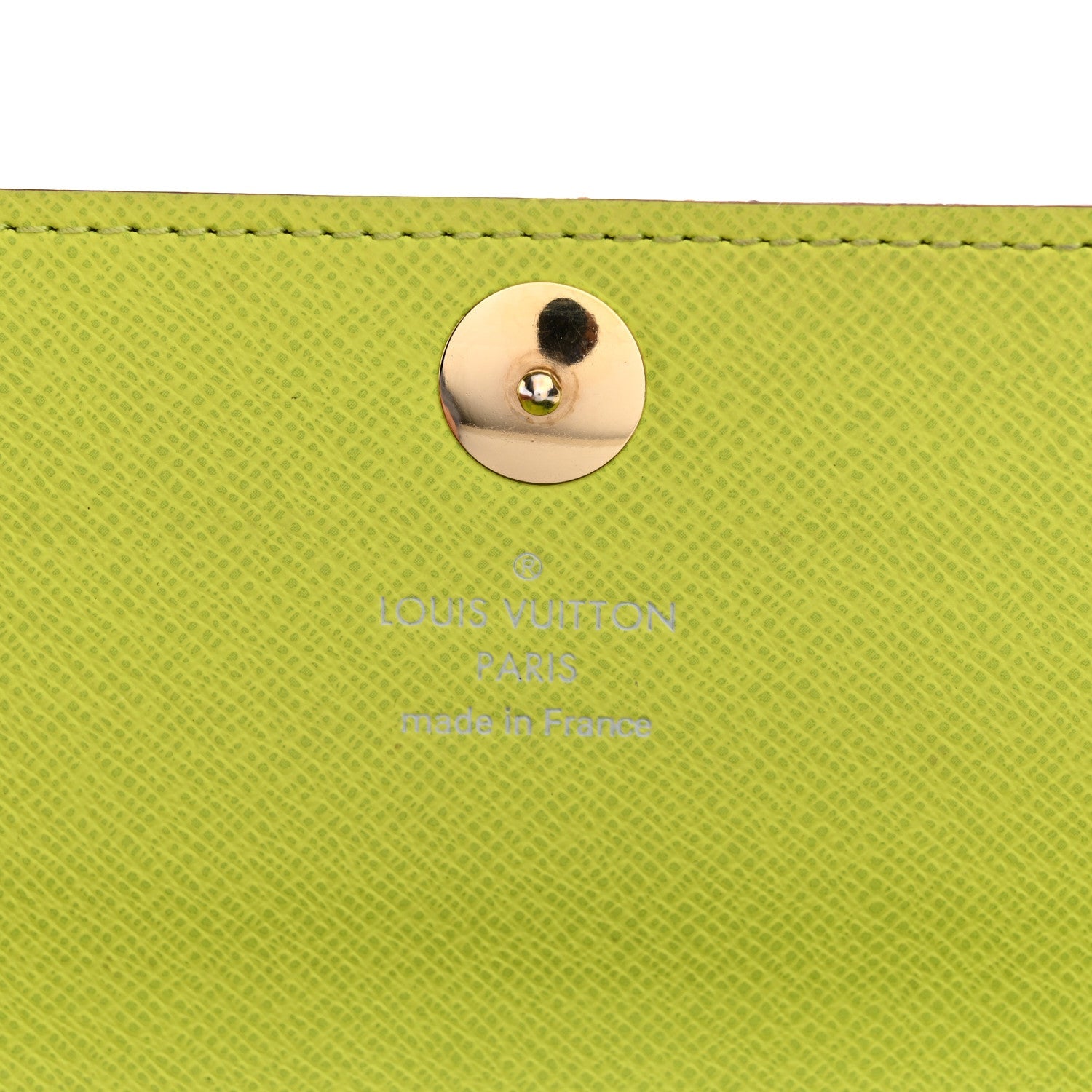 Louis Vuitton Monogram Multicolor Sarah Wallet Black Pistache