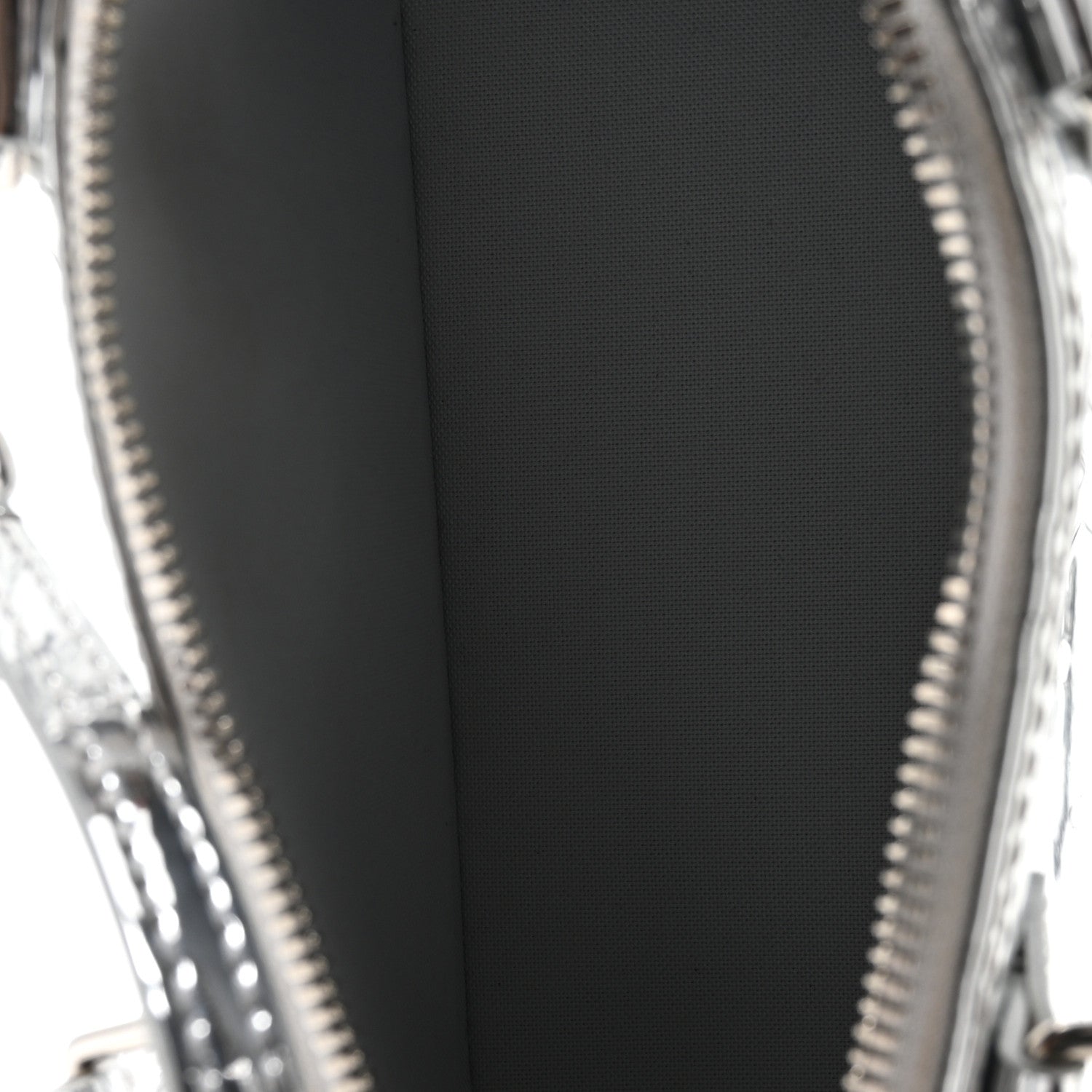 Louis Vuitton Monogram Miroir Alma BB Silver