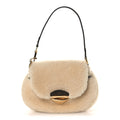 Louis Vuitton Shearling Monogram Sunset Cream