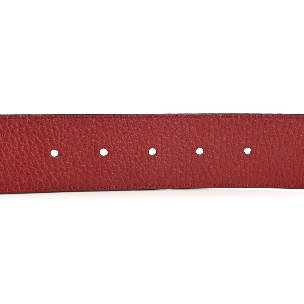 Gucci Calfskin 1973 Reversible Belt 75 30 Black Red