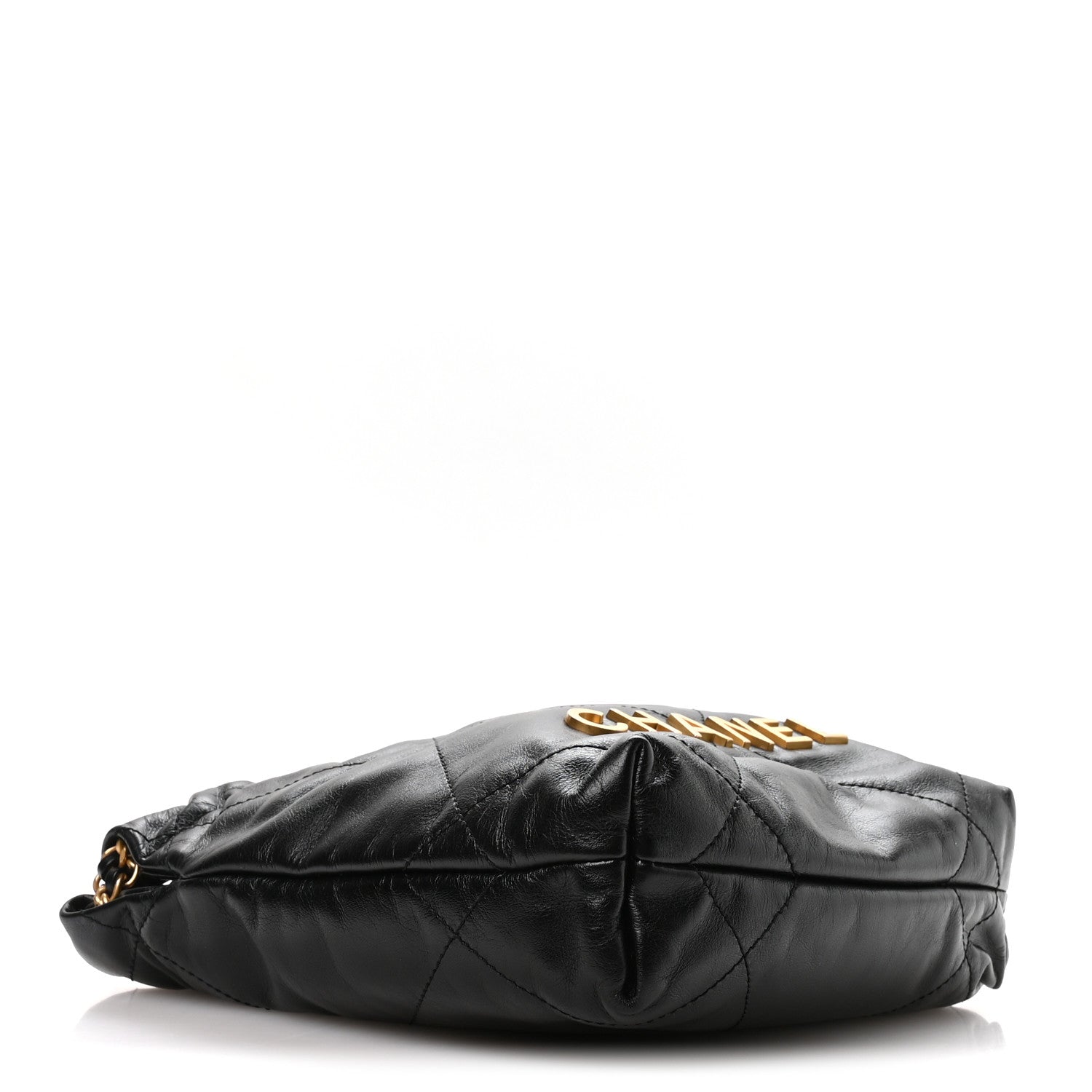 Chanel Shiny Calfskin Quilted Mini Chanel 22 Black
