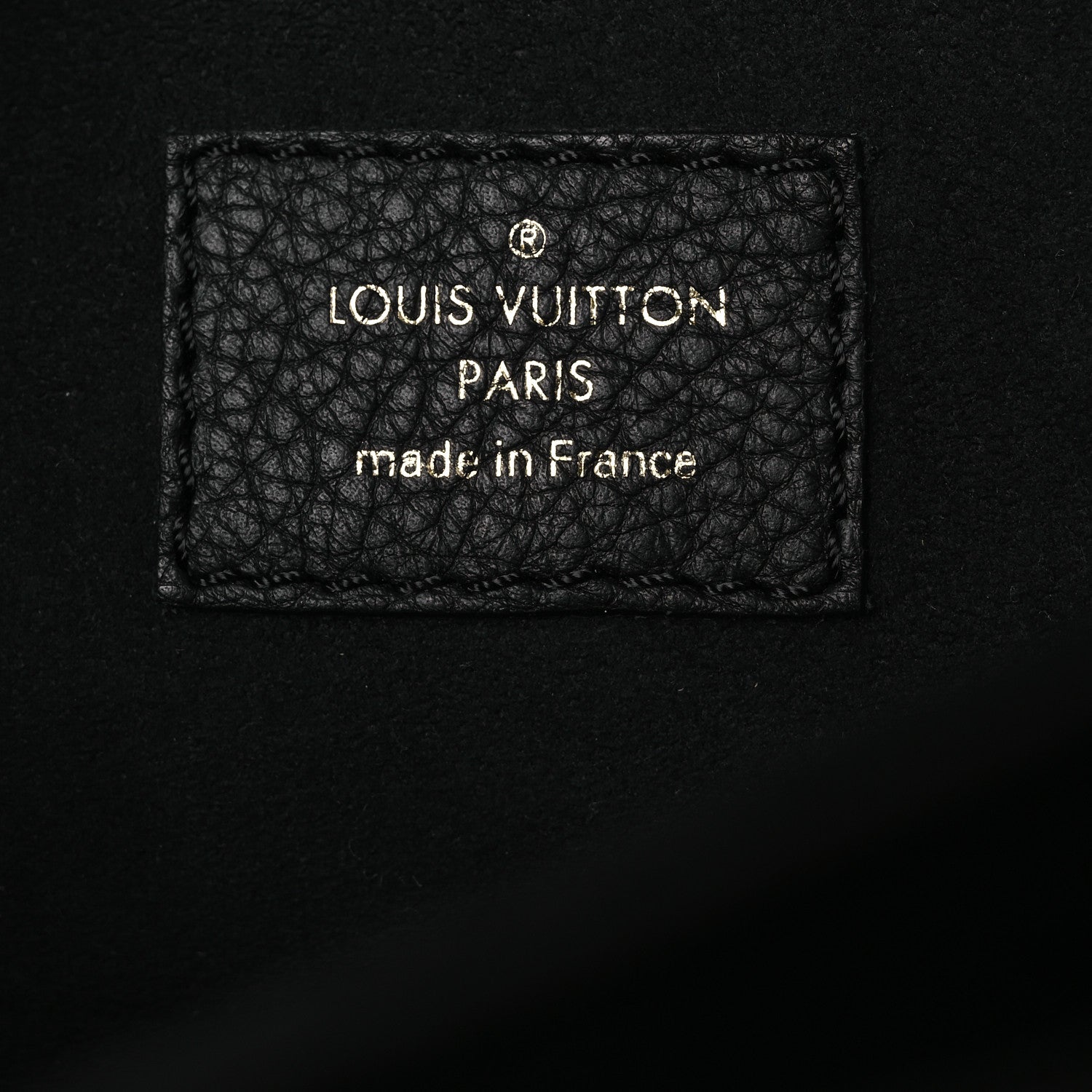 Louis Vuitton Grained Calfskin Lockme Oxford Black